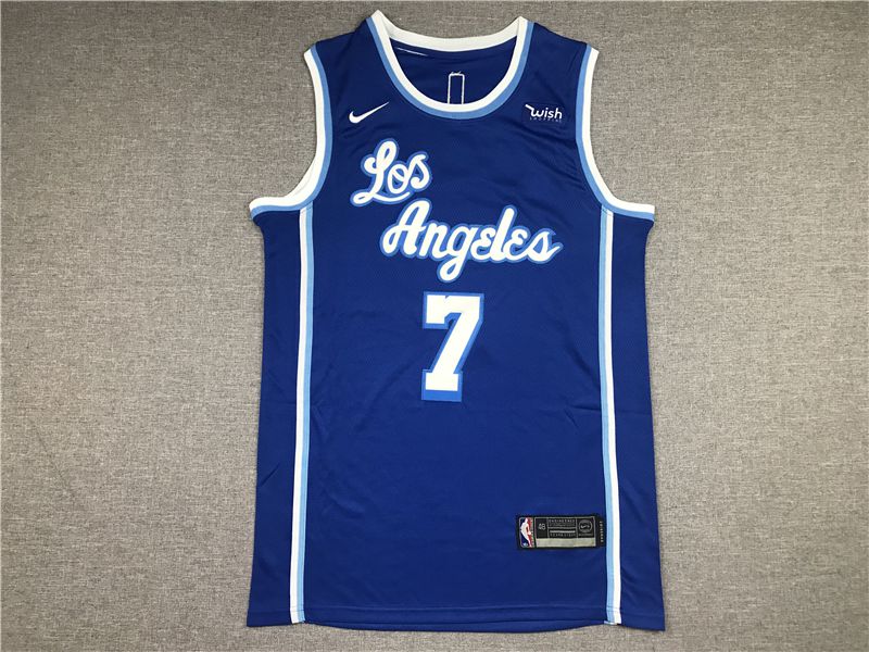 Men Los Angeles Lakers #7 Anthony Blue Game Nike 2021 NBA Jerseys->chicago bulls->NBA Jersey
